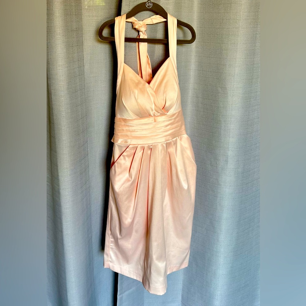 Junior girl satin dress